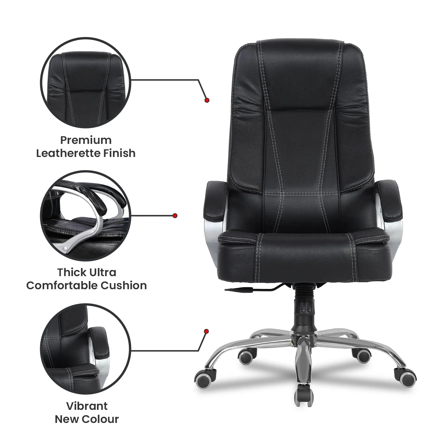 Green Soul Renewed Vienna High Back Executive Chair - Image 27