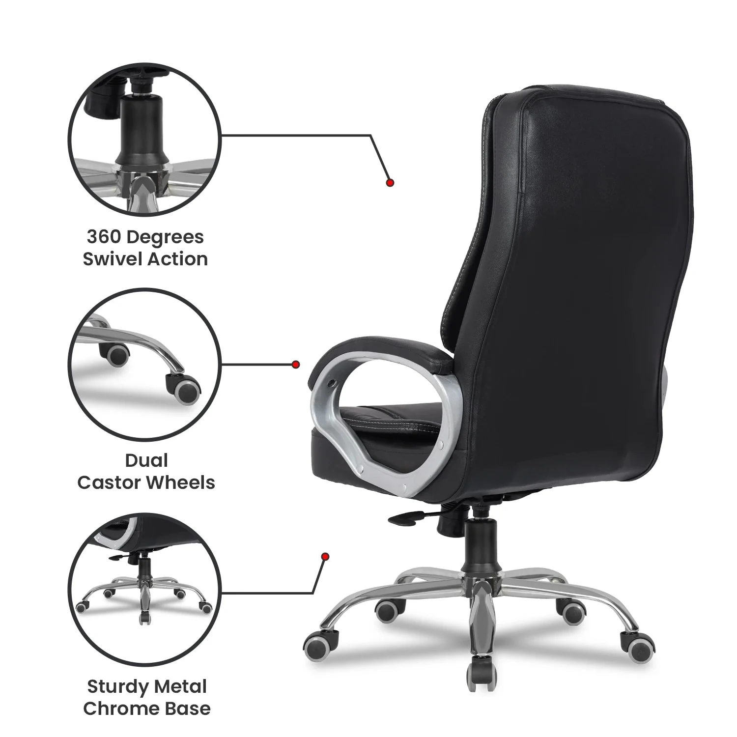 Green Soul Renewed Vienna High Back Executive Chair - Image 30