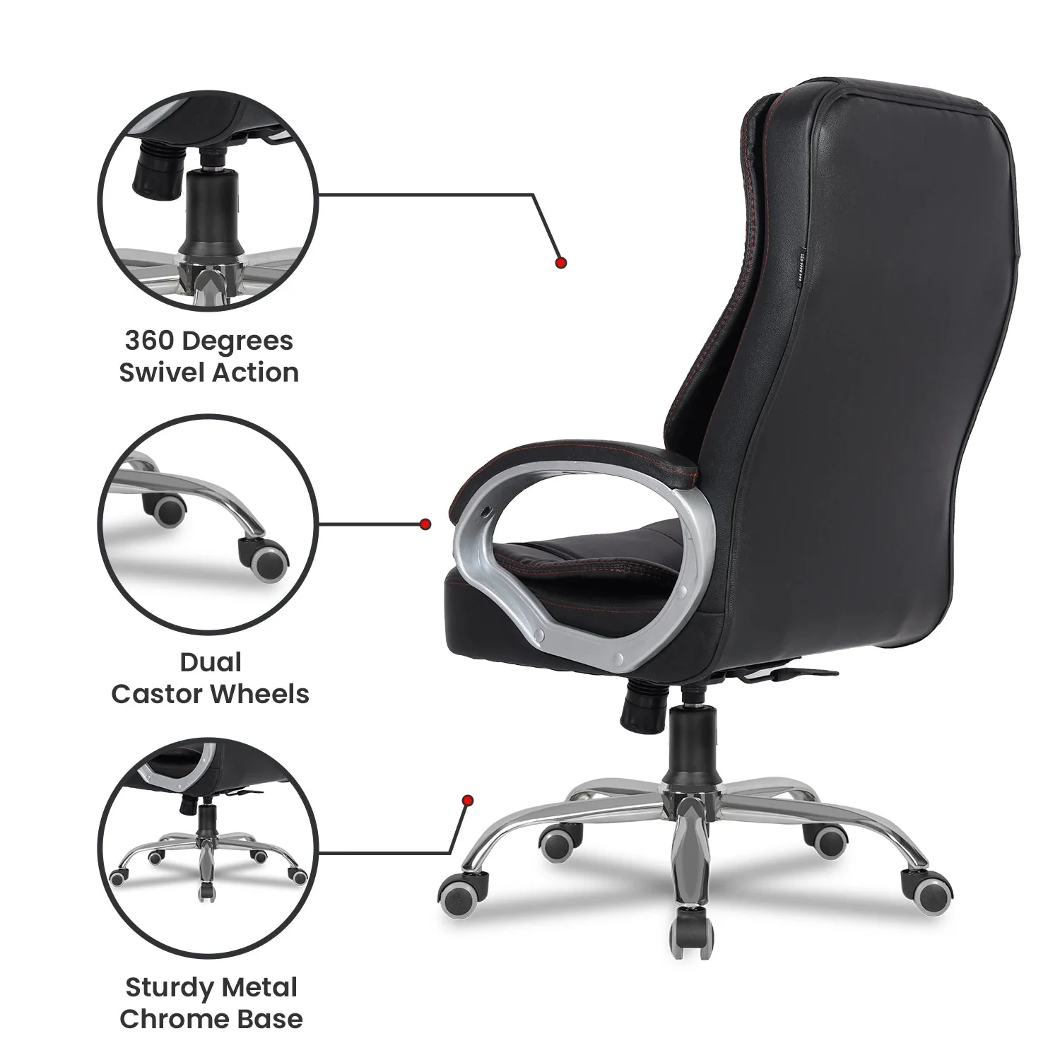 Green Soul Renewed Vienna High Back Executive Chair - Image 37