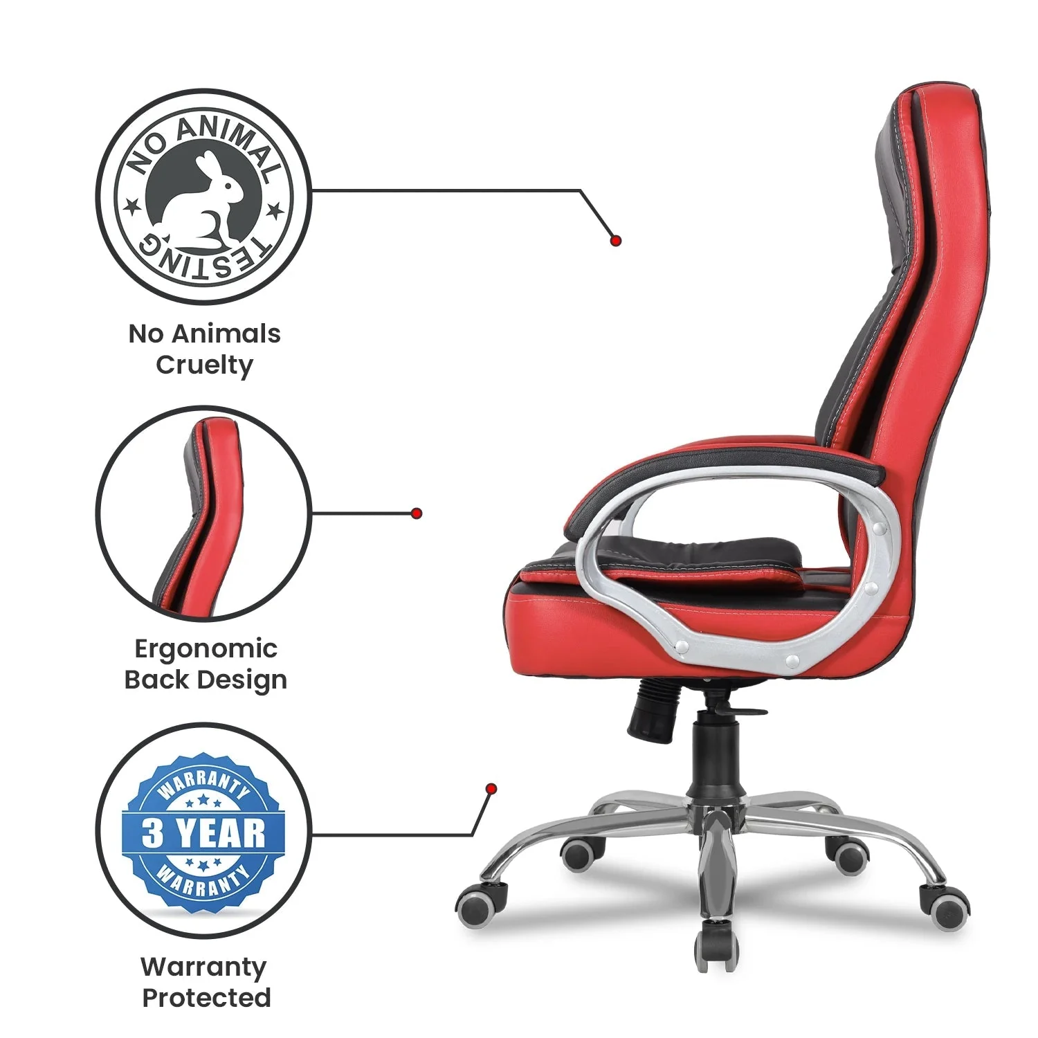 Green Soul Renewed Vienna High Back Executive Chair - Image 5