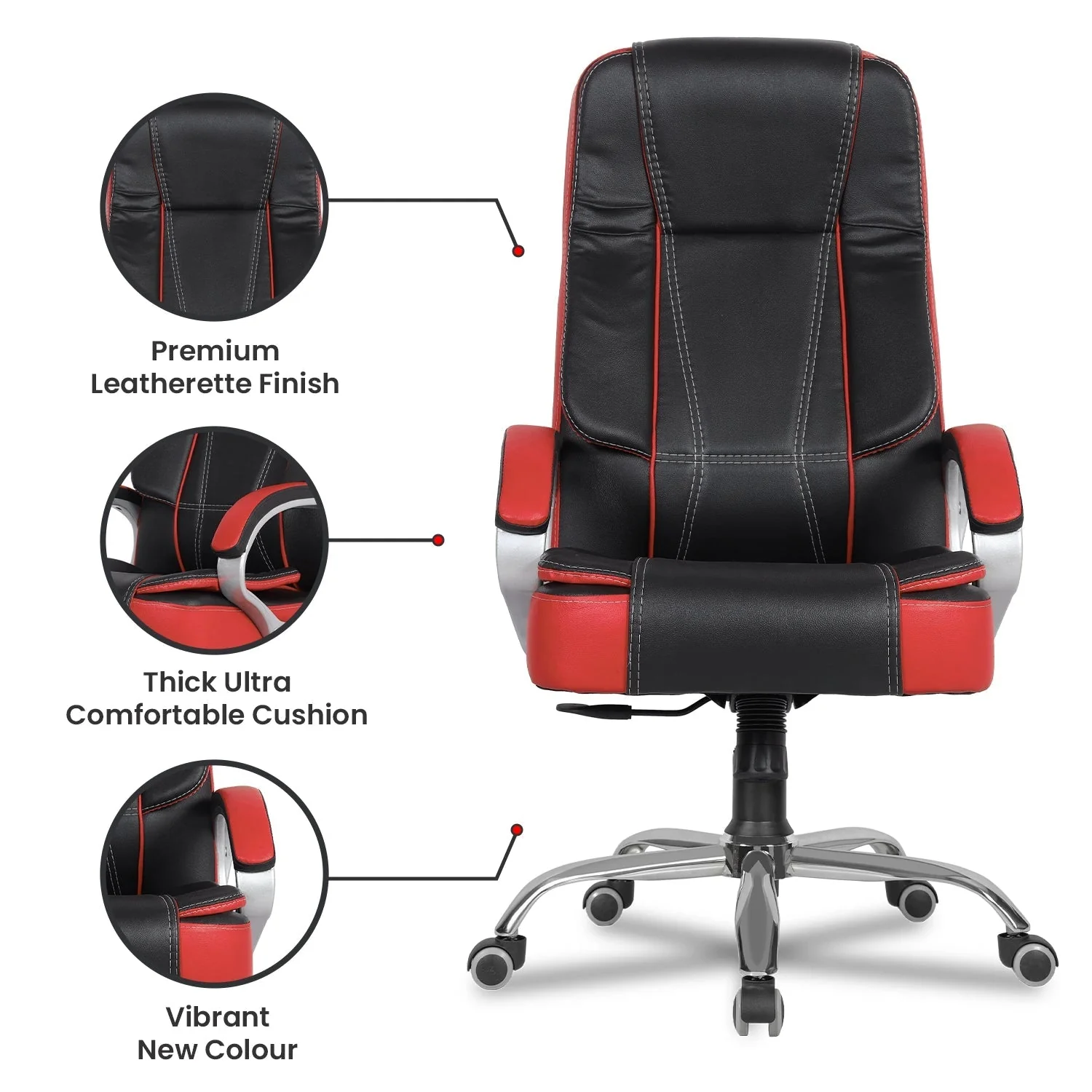 Green Soul Renewed Vienna High Back Executive Chair - Image 6