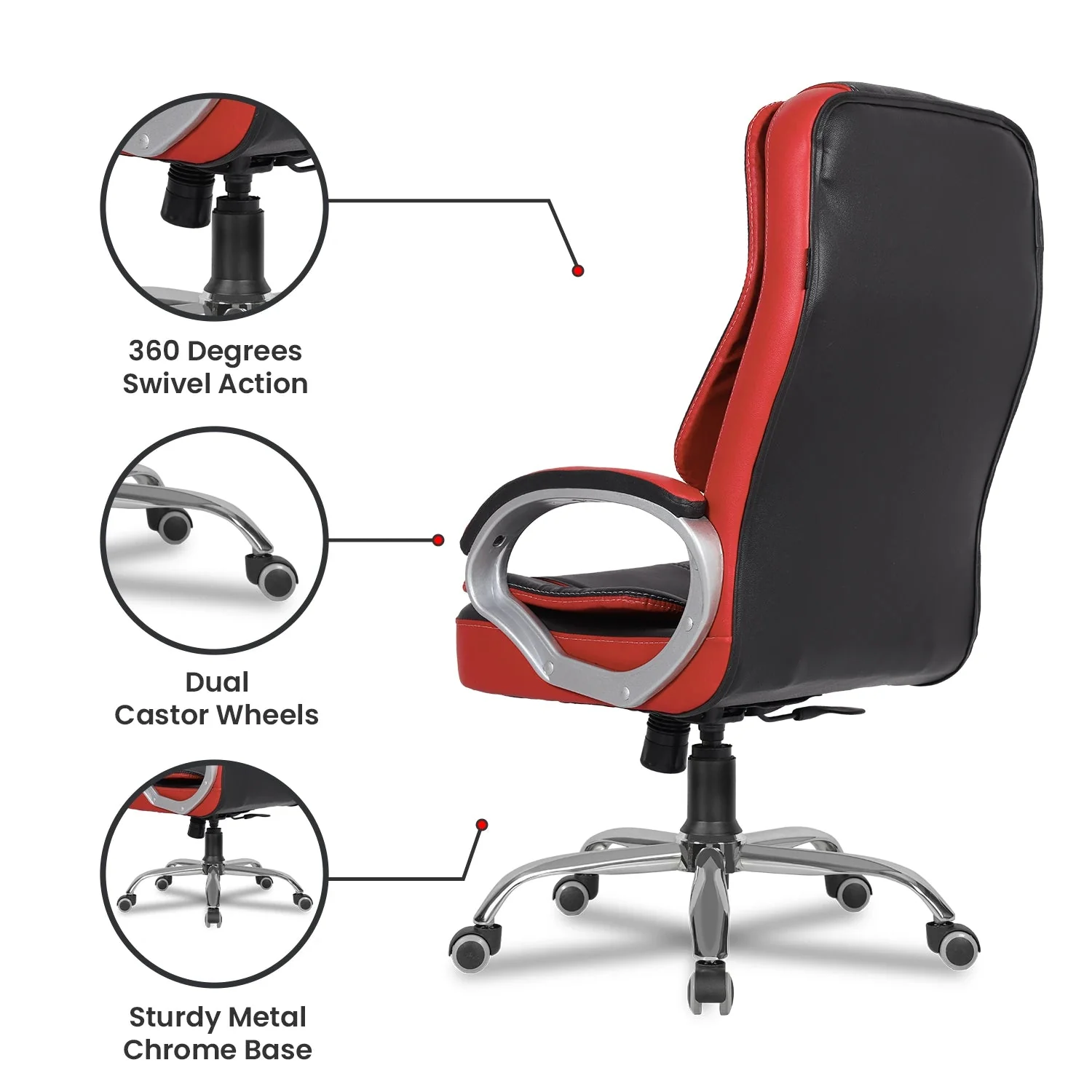 Green Soul Renewed Vienna High Back Executive Chair - Image 7