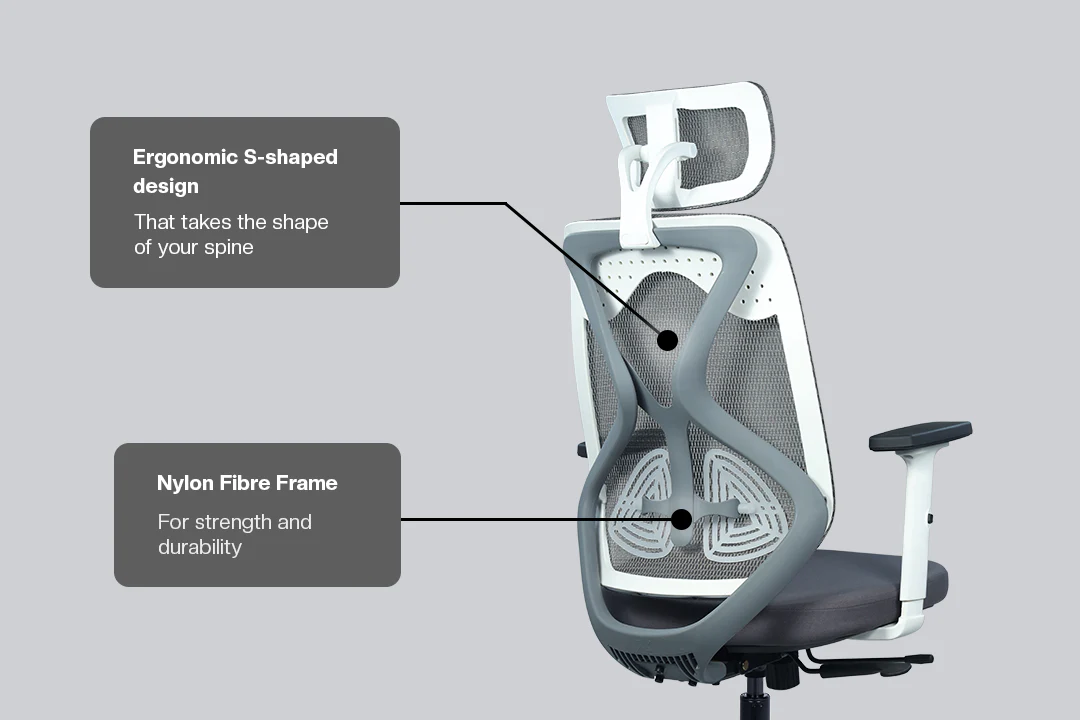 Green Soul Renewed Zodiac Pro High Back Mesh Office Chair - Image 6