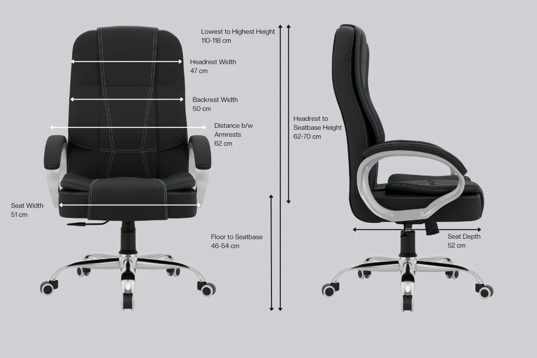 Green Soul Vienna Fabric Executive Chair - Image 28